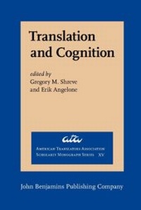 Enlarge image Cover: Translation and Cognition - John Benjamins Publishing Co