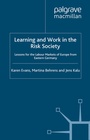 Cover: Learning and Work in the Risk Society - Palgrave Macmillan