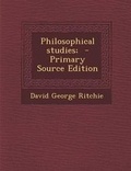 Cover: Philosophical Studies; - Nabu Press
