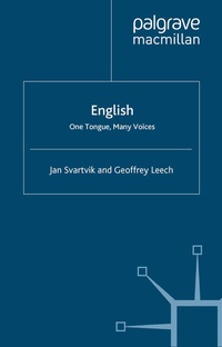 Abbildung von: English - One Tongue, Many Voices - Palgrave Macmillan