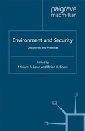 Cover: Environment and Security - Palgrave Macmillan