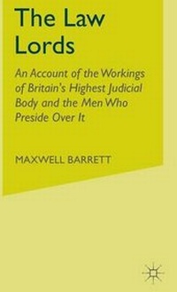 Enlarge image Cover: The Law Lords - Palgrave Macmillan