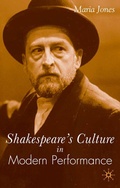 Cover: Shakespeare's Culture in Modern Performance - Palgrave Macmillan