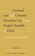 Cover: Criminal Law and Criminal Procedure Law in the People's Republic of China - Martinus Nijhoff