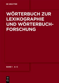 Abbildung von: Wörterbuch zur Lexikographie und Wörterbuchforschung / A - C - De Gruyter