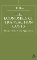 Cover: The Economics of Transaction Costs - Palgrave Macmillan