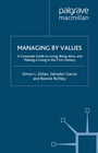 Cover: Managing by Values - Palgrave Macmillan