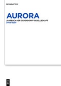 Cover: Daiber, J&uuml;rgen; Grunewald, Eckhard; Och, Gunnar; Regener, Ursula: Aurora / 2008/2009 - Max Niemeyer Verlag