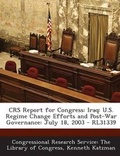 Cover: Crs Report for Congress - Bibliogov