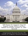 Cover: Crs Report for Congress - Bibliogov