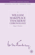 Cover: A William Makepeace Thackeray Chronology - Palgrave Macmillan