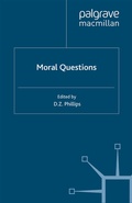 Cover: Moral Questions - Palgrave Macmillan