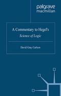 Cover: A Commentary to Hegel's Science of Logic - Palgrave Macmillan