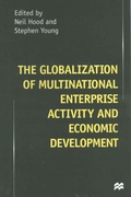 Cover: The Globalization of Multinational Enterprise Activity and Economic Development - Palgrave Macmillan
