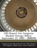 Cover: Crs Report for Congress - Bibliogov