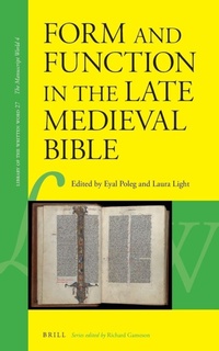 Enlarge image Cover: Form and Function in the Late Medieval Bible - Brill