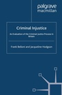 Cover: Criminal Injustice - Palgrave Macmillan