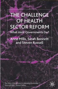 Enlarge image Cover: The Challenge of Health Sector Reform - Palgrave Macmillan