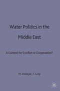 Cover: Water Politics in the Middle East - Palgrave Macmillan