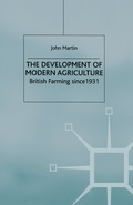 Cover: The Development of Modern Agriculture - Palgrave Macmillan