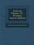 Cover: Journal, Volume 10 - Primary Source Edition - Nabu Press