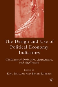 Enlarge image Cover: The Design and Use of Political Economy Indicators - Palgrave MacMillan