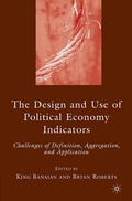 Cover: The Design and Use of Political Economy Indicators - Palgrave MacMillan