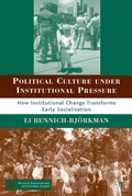 Cover: Political Culture under Institutional Pressure - Palgrave MacMillan