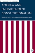 Cover: America and Enlightenment Constitutionalism - Palgrave MacMillan