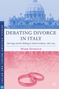 Cover: Debating Divorce in Italy - Palgrave MacMillan