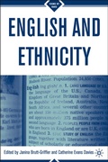 Cover: English and Ethnicity - St Martin's Press