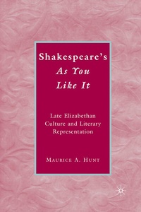 Enlarge image Cover: Shakespeare's As You Like It - Palgrave MacMillan