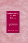 Cover: Shakespeare's As You Like It - Palgrave MacMillan