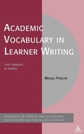 Cover: Academic Vocabulary in Learner Writing - Continuum Publishing Corporation