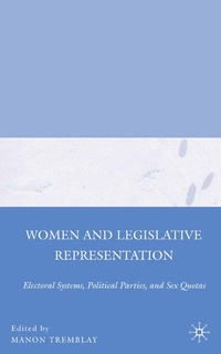Abbildung von: Women and Legislative Representation - Palgrave MacMillan