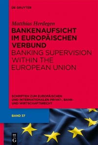 Abbildung von: Bankenaufsicht im Europäischen Verbund - De Gruyter