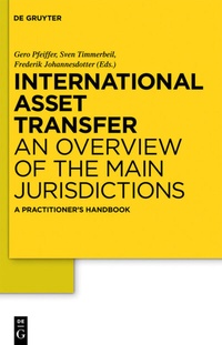 Enlarge image Cover: International Asset Transfer - De Gruyter