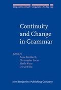 Cover: Continuity and Change in Grammar - John Benjamins Publishing Co