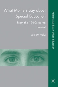 Bild: What Mothers Say about Special Education - Palgrave MacMillan