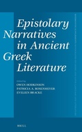 Cover: Epistolary Narratives in Ancient Greek Literature - Brill