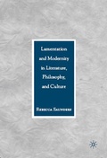 Cover: Lamentation and Modernity in Literature, Philosophy, and Culture - Palgrave MacMillan