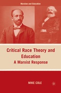 Cover: Critical Race Theory and Education - Palgrave MacMillan