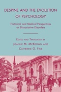 Cover: Despine and the Evolution of Psychology - Palgrave MacMillan