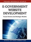 Cover: E-Government Website Development - Information Science Reference
