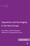Cover: Separatism and Sovereignty in the New Europe - Palgrave MacMillan