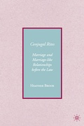 Cover: Conjugality - Palgrave MacMillan