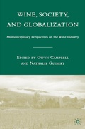 Cover: Wine, Society, and Globalization - Palgrave MacMillan