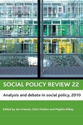 Cover: Social policy review 22 - Policy Press