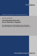 Cover: Verwaltungsrechtsschutz durch tribunals in England - Brill Deutschland