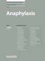Cover: Anaphylaxis - S. Karger